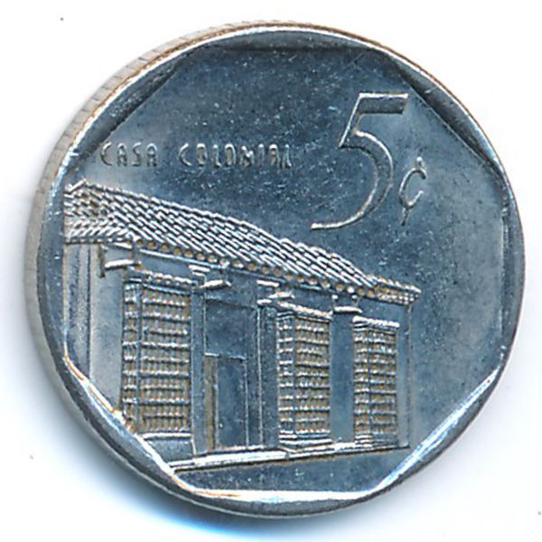 Куба, 5 сентаво (2000 г.)