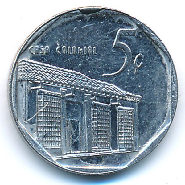 Куба, 5 сентаво (2002 г.)