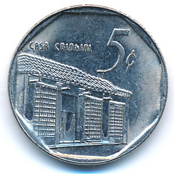 Куба, 5 сентаво (2002 г.)