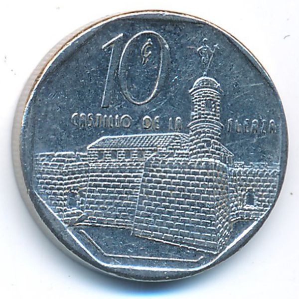 Куба, 10 сентаво (1996 г.)