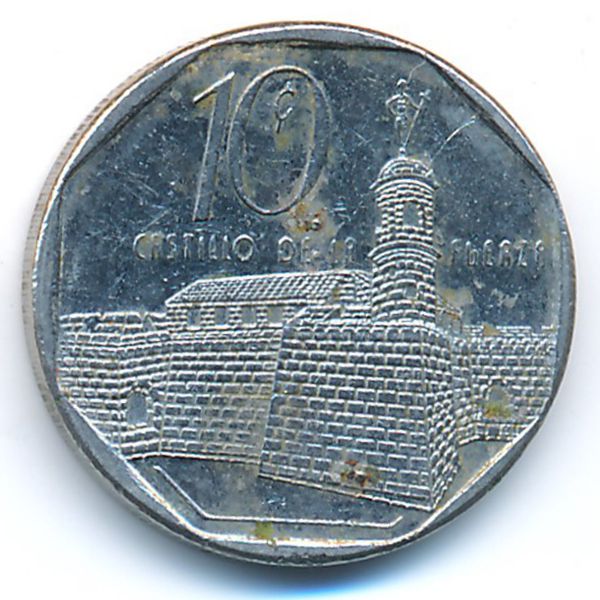 Куба, 10 сентаво (1996 г.)
