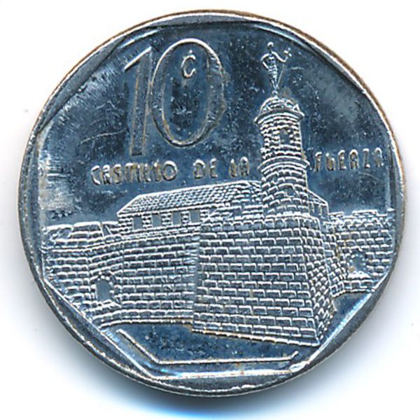 Куба, 10 сентаво (2000 г.)