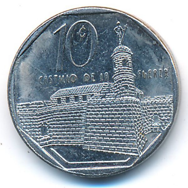 Куба, 10 сентаво (2000 г.)