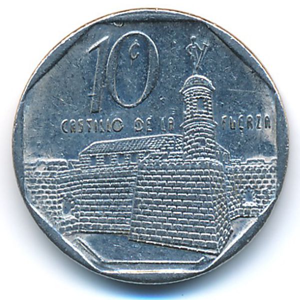 Куба, 10 сентаво (2000 г.)