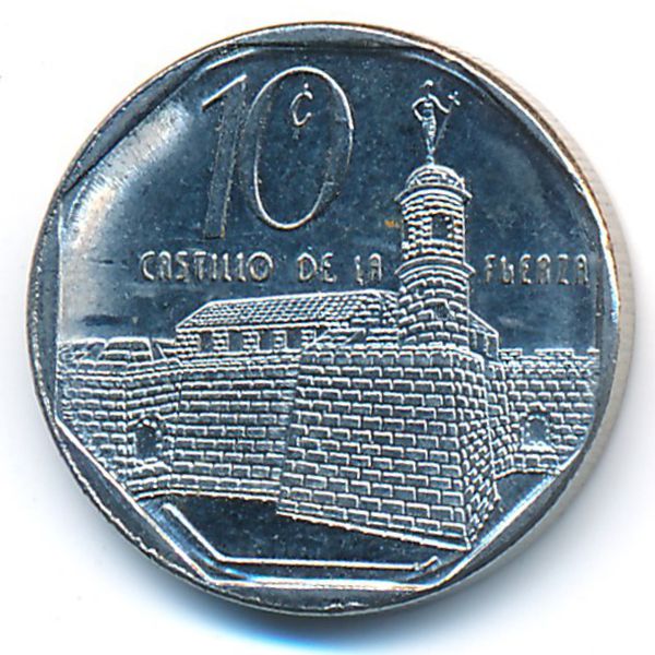 Куба, 10 сентаво (2000 г.)