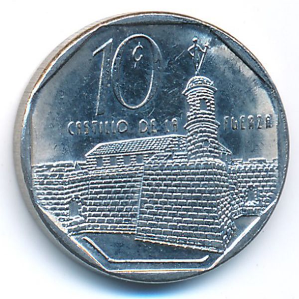 Куба, 10 сентаво (2000 г.)