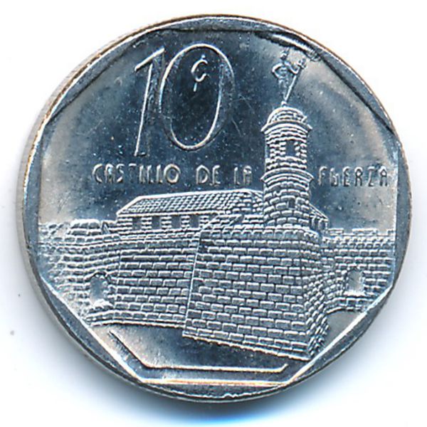 Куба, 10 сентаво (2000 г.)