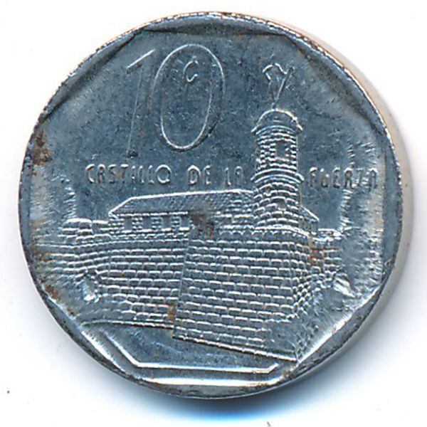 Куба, 10 сентаво (2008 г.)