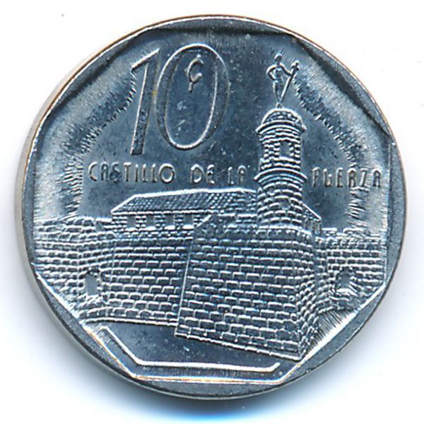 Куба, 10 сентаво (2008 г.)