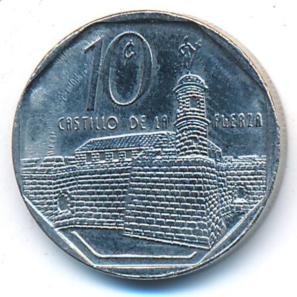 Куба, 10 сентаво (2008 г.)