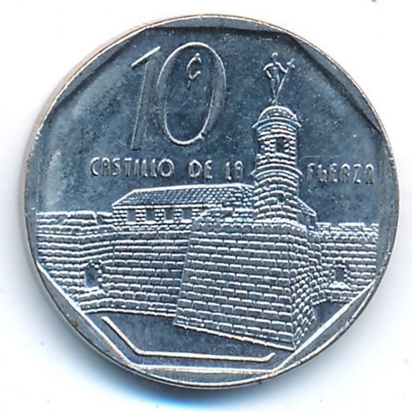 Куба, 10 сентаво (2008 г.)