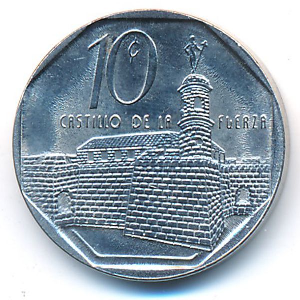 Куба, 10 сентаво (2009 г.)