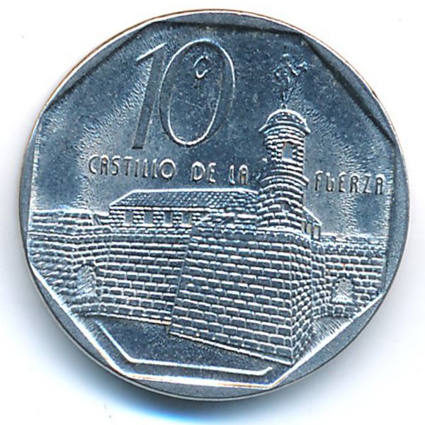 Куба, 10 сентаво (2009 г.)