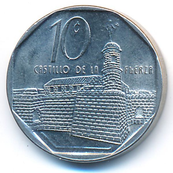 Куба, 10 сентаво (2009 г.)