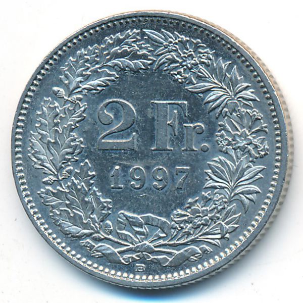 Швейцария, 2 франка (1997 г.)