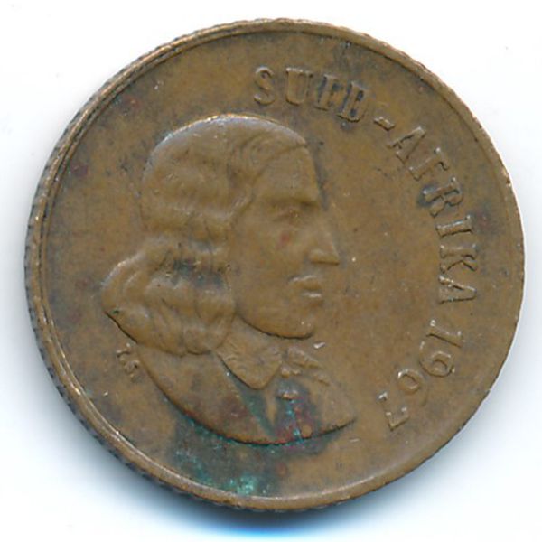 ЮАР, 1 цент (1967 г.)