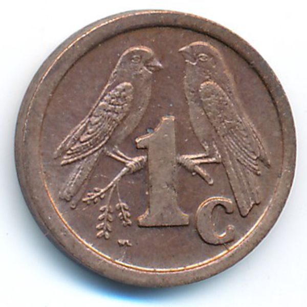 ЮАР, 1 цент (1991 г.)