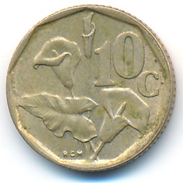 ЮАР, 10 центов (1992 г.)