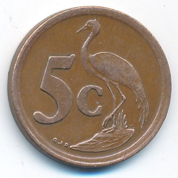 ЮАР, 5 центов (1990 г.)