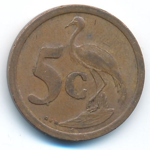 ЮАР, 5 центов (1990 г.)