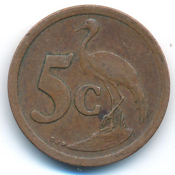 ЮАР, 5 центов (1990 г.)