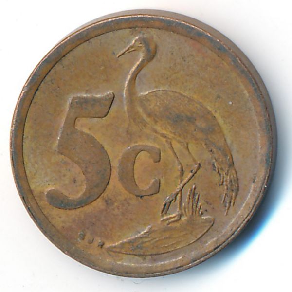 ЮАР, 5 центов (1996 г.)
