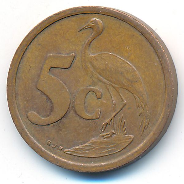ЮАР, 5 центов (1997 г.)