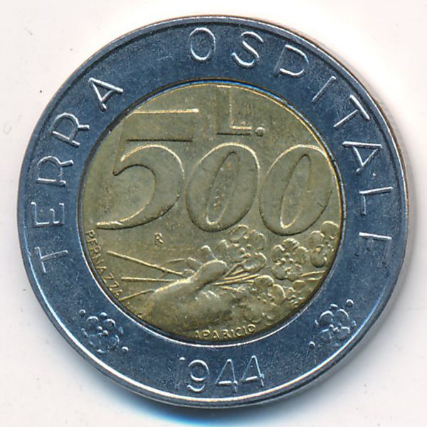Сан-Марино, 500 лир (1991 г.)