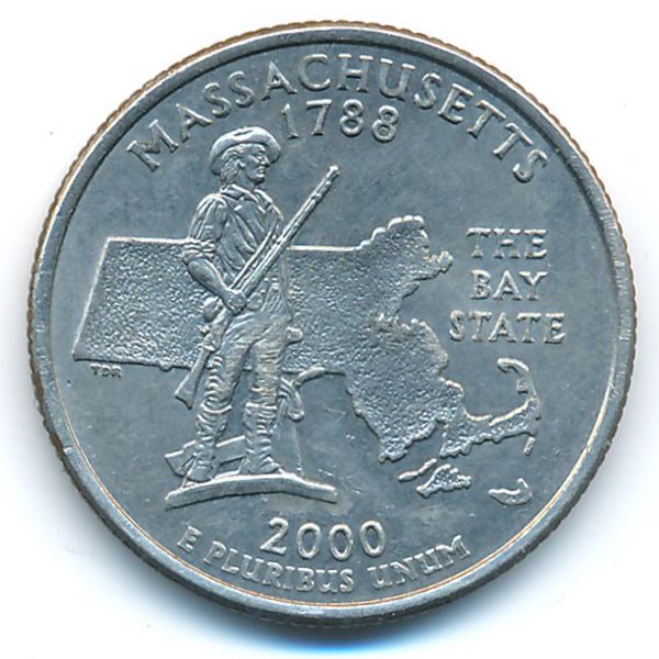 США, 1/4 доллара (2000 г.)