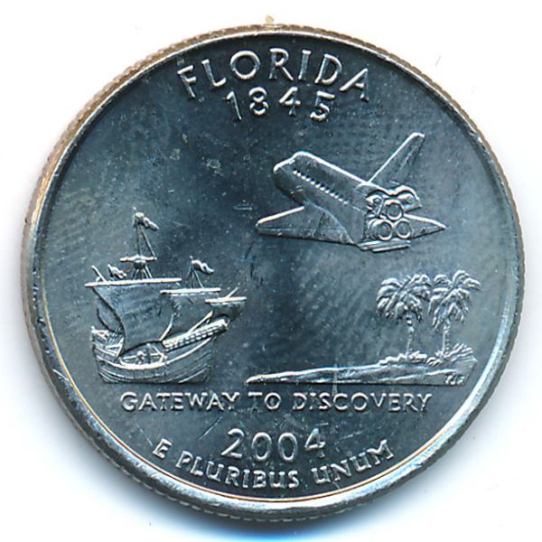 США, 1/4 доллара (2004 г.)