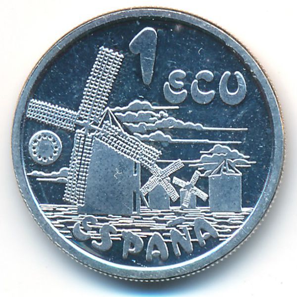 Испания., 1 экю (1994 г.)