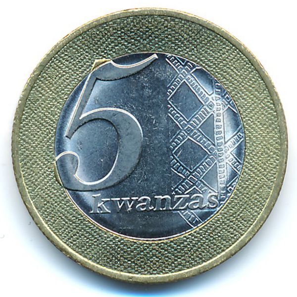 Ангола, 5 кванза (2012 г.)