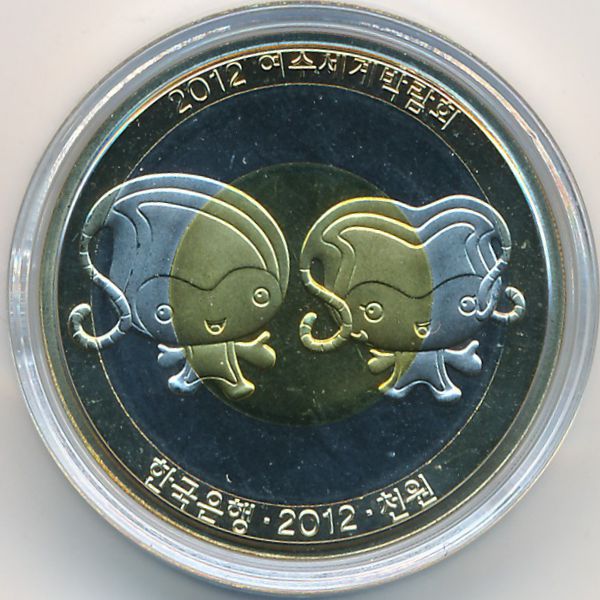 Южная Корея, 1000 вон (2012 г.)