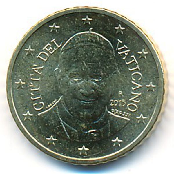 Ватикан, 50 евроцентов (2015 г.)