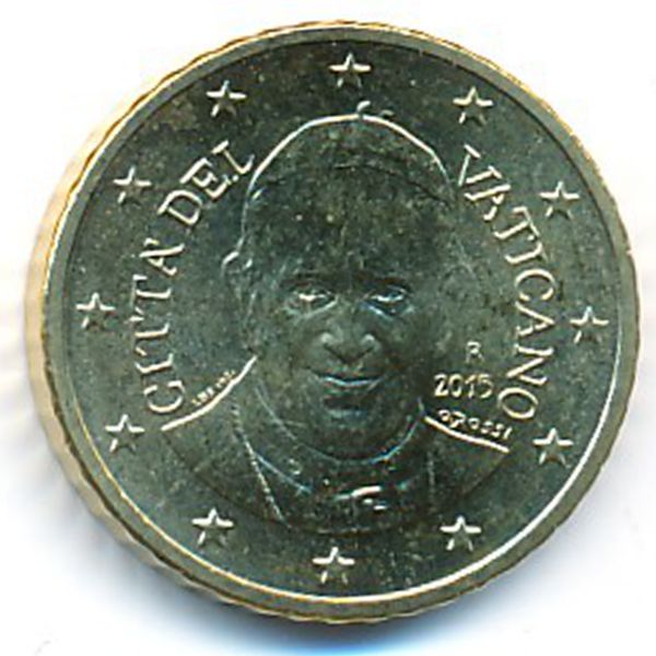 Ватикан, 50 евроцентов (2015 г.)