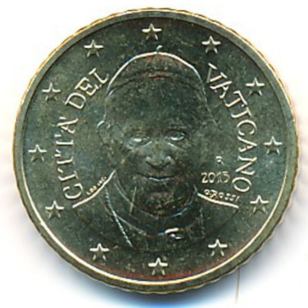 Ватикан, 50 евроцентов (2015 г.)