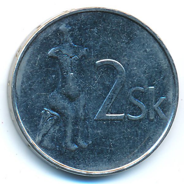 Словакия, 2 кроны (2003 г.)