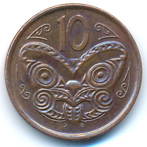 Новая Зеландия, 10 центов (2006 г.)