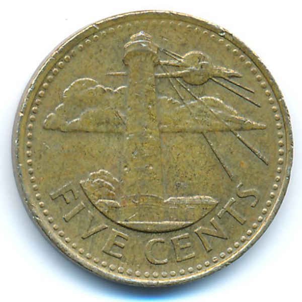 Барбадос, 5 центов (1999 г.)