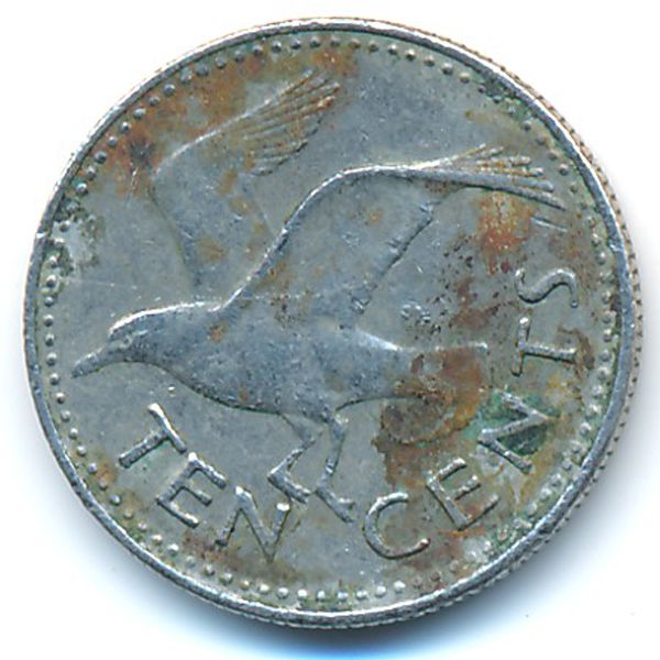 Барбадос, 10 центов (1984 г.)