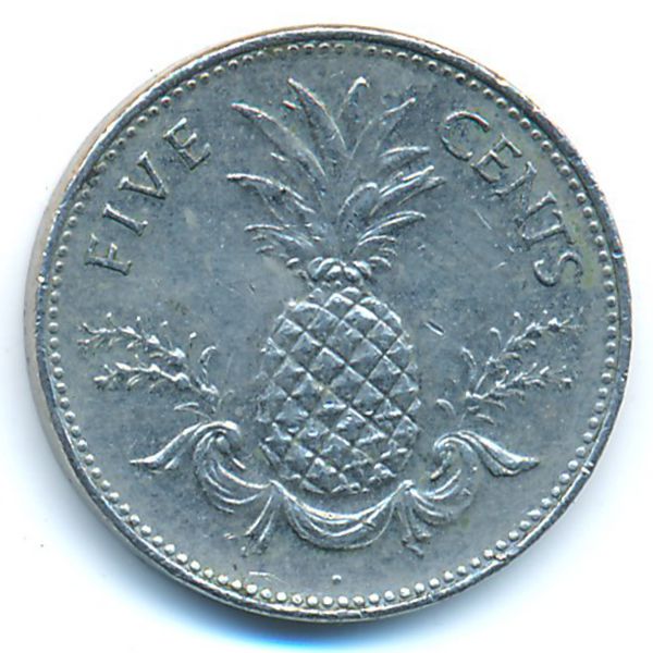 Багамские острова, 5 центов (2000 г.)