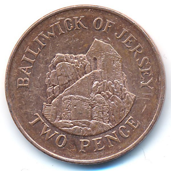 Джерси, 2 пенса (2012 г.)