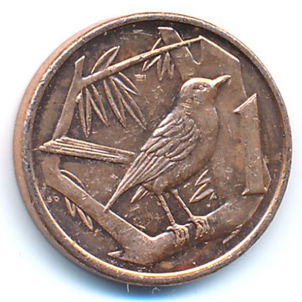 Каймановы острова, 1 цент (2008 г.)