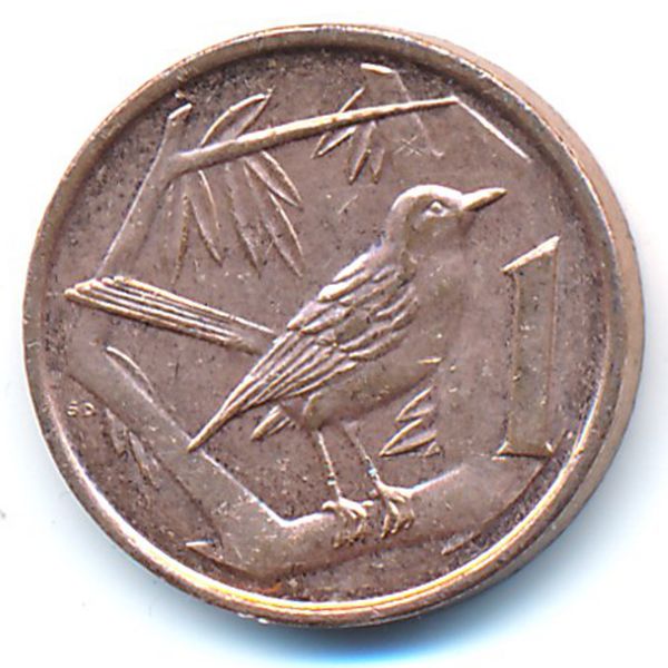 Каймановы острова, 1 цент (2013 г.)