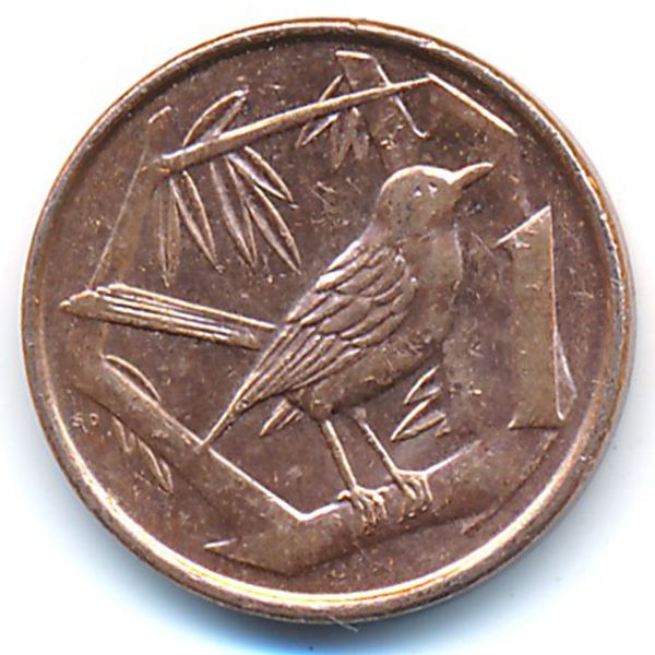 Каймановы острова, 1 цент (2017 г.)