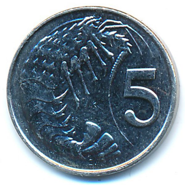 Каймановы острова, 5 центов (2013 г.)