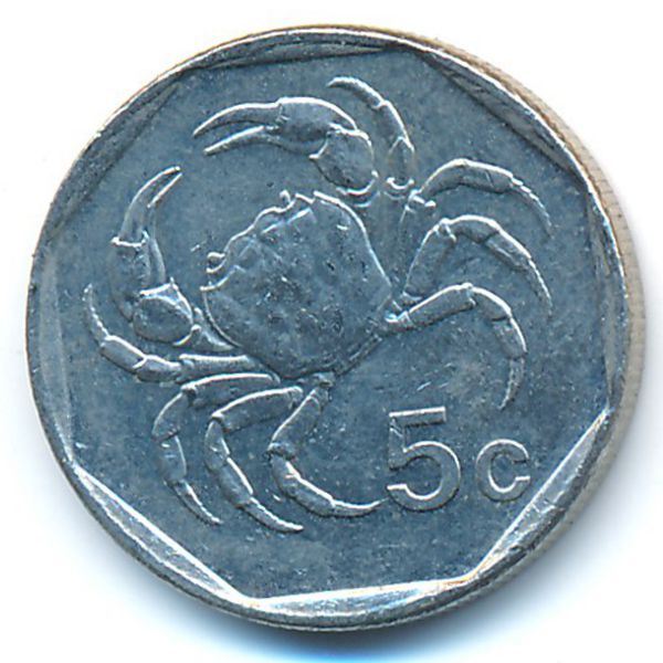 Мальта, 5 центов (1998 г.)