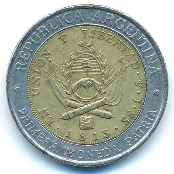 Аргентина, 1 песо (1995 г.)