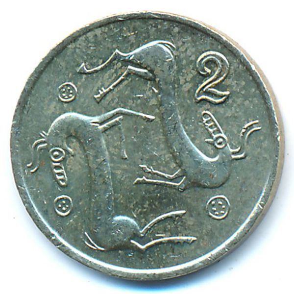 Кипр, 2 цента (1993 г.)