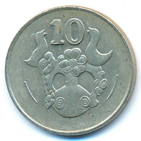 Кипр, 10 центов (1994 г.)